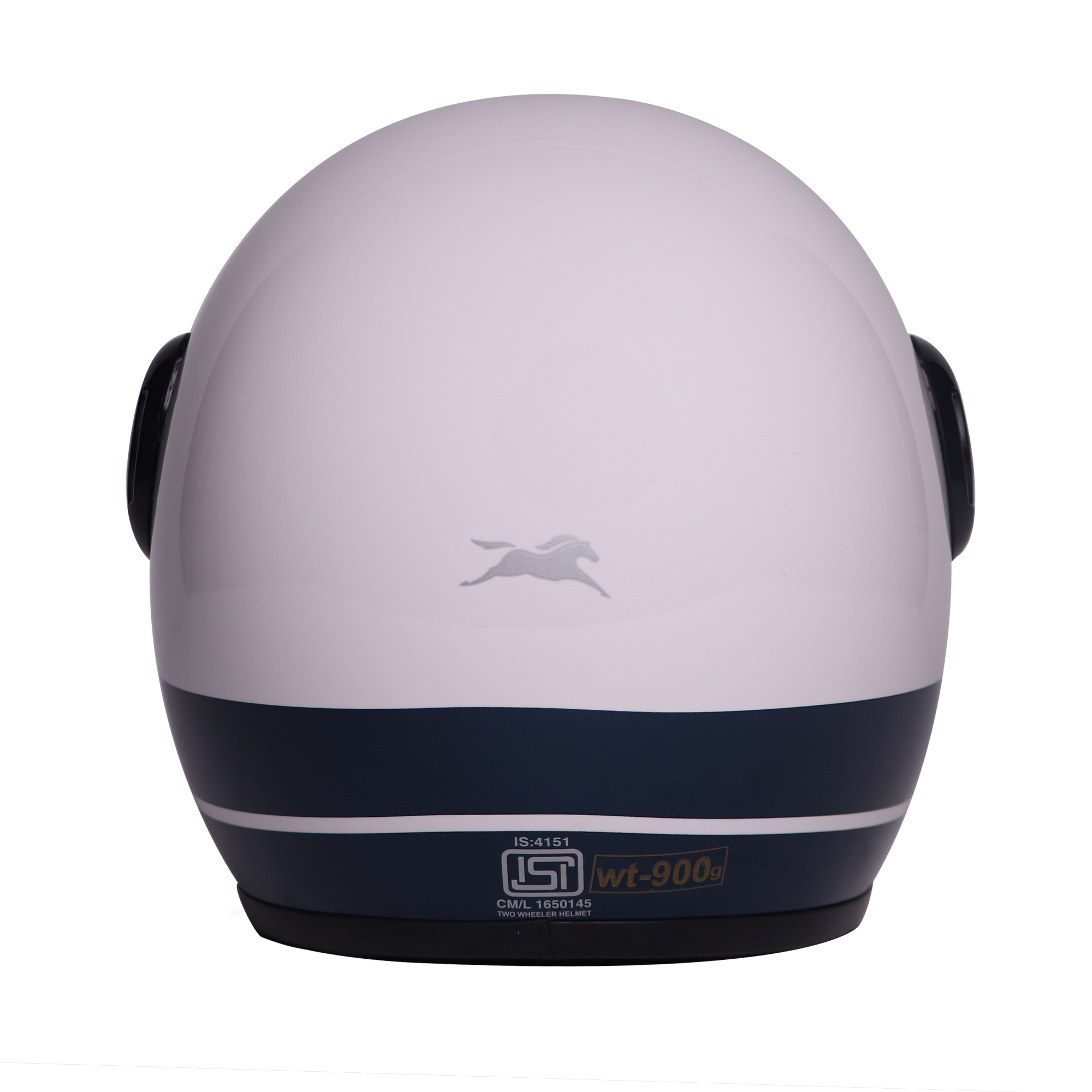 TVS J110 Half Face Helmet, Starlight Blue Gloss